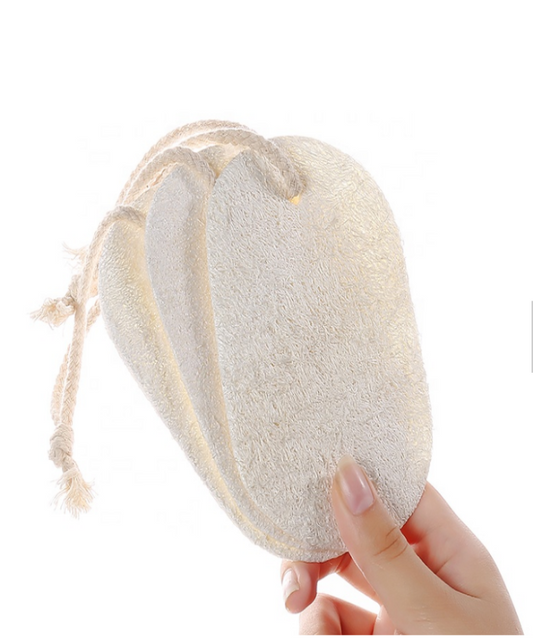 #1 Natural Loofah Bath Sponge - 6" Pure Body Exfoliation -  ITEM CODE: