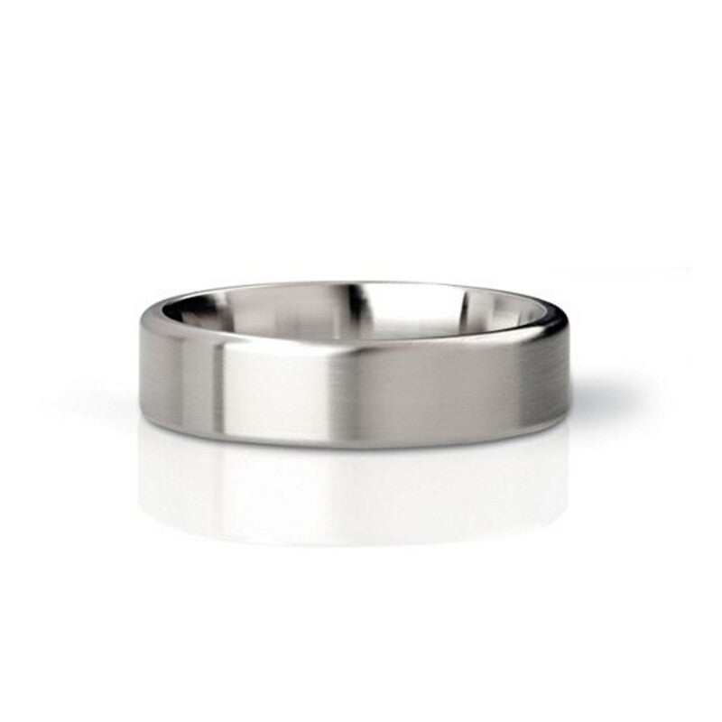 Duke Brushed Steel Love Ring Mystim