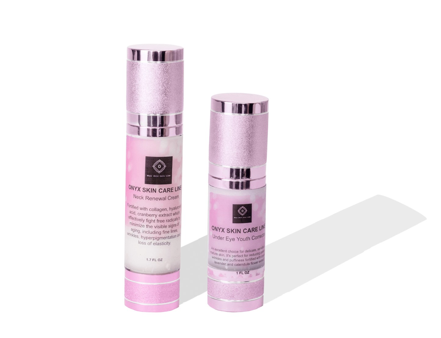 Organic Under Eye Youth Corrector and Neck Renewal Cream Duo - For