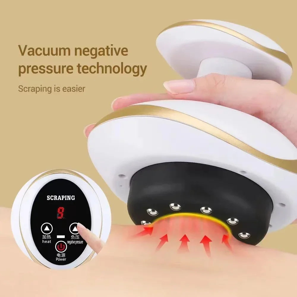 Electric Massage Meridian Brush Universal Body Dredging Cupping
