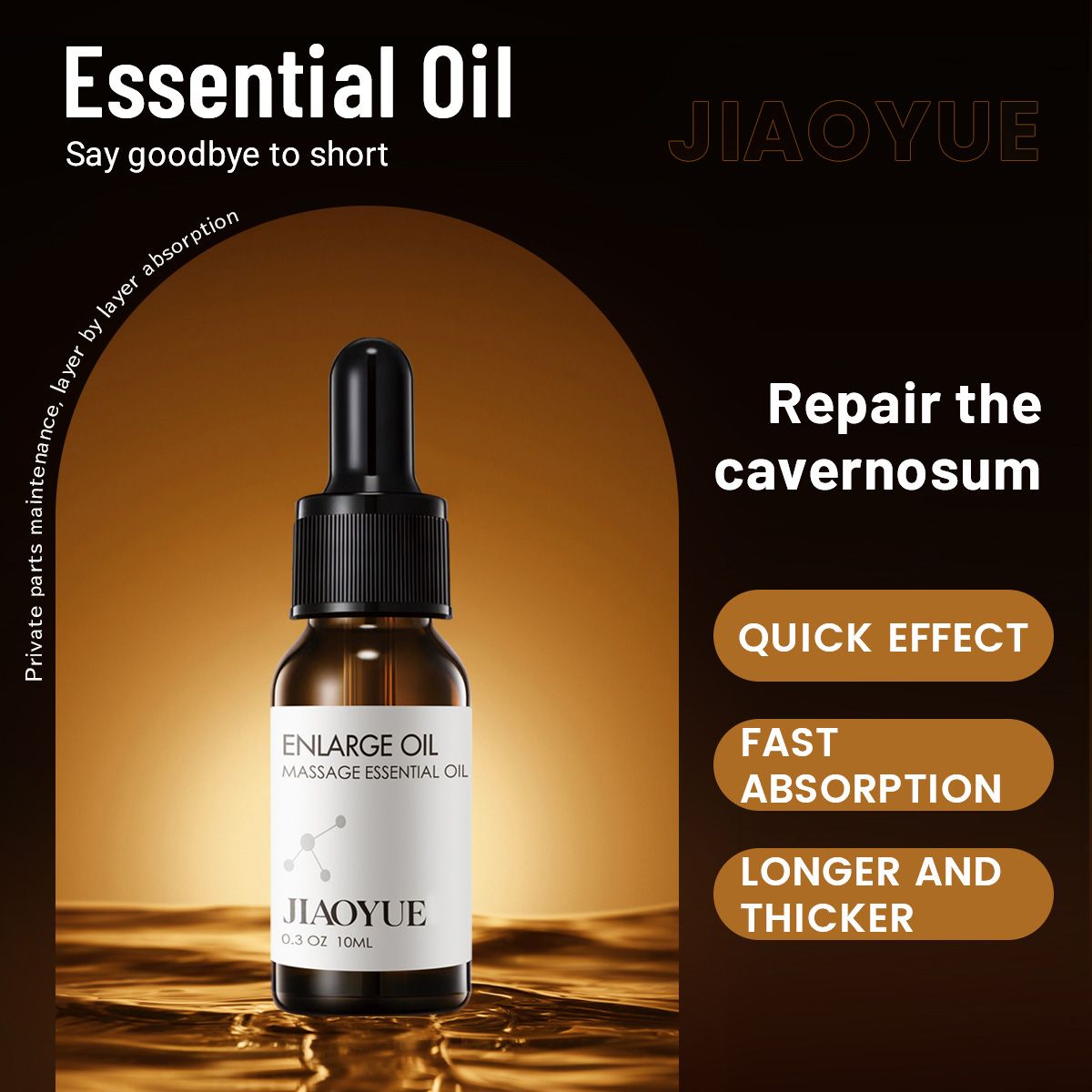 10ml Big Penis Thickening Growth Massage Dick Enlargement Oil Orgasm